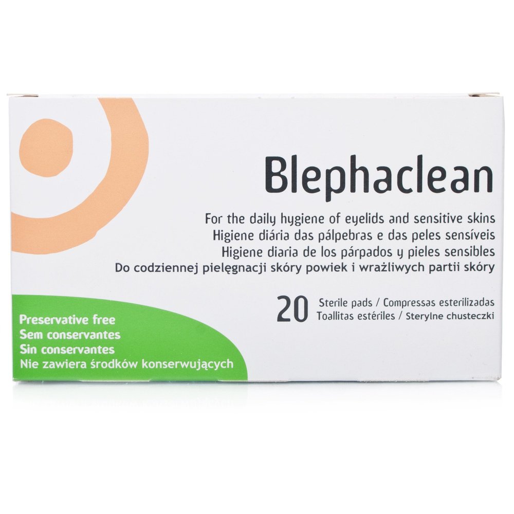 Blepharitis Old Wipes Blephaclean 20 x 2 40