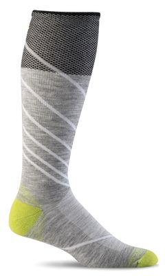 Sockwell Men's Pulse OTC Firm Graduated Compression Sock, Grey, Medium/Large