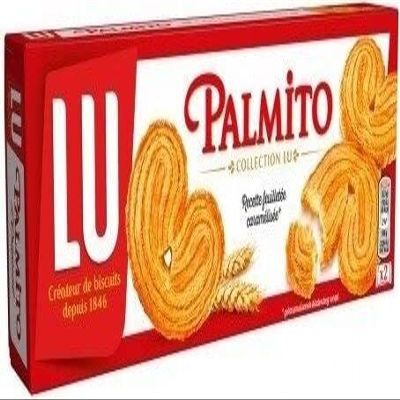 Lu palmito the original biscuits, package 100 g recipe caramelized puff - lot 12