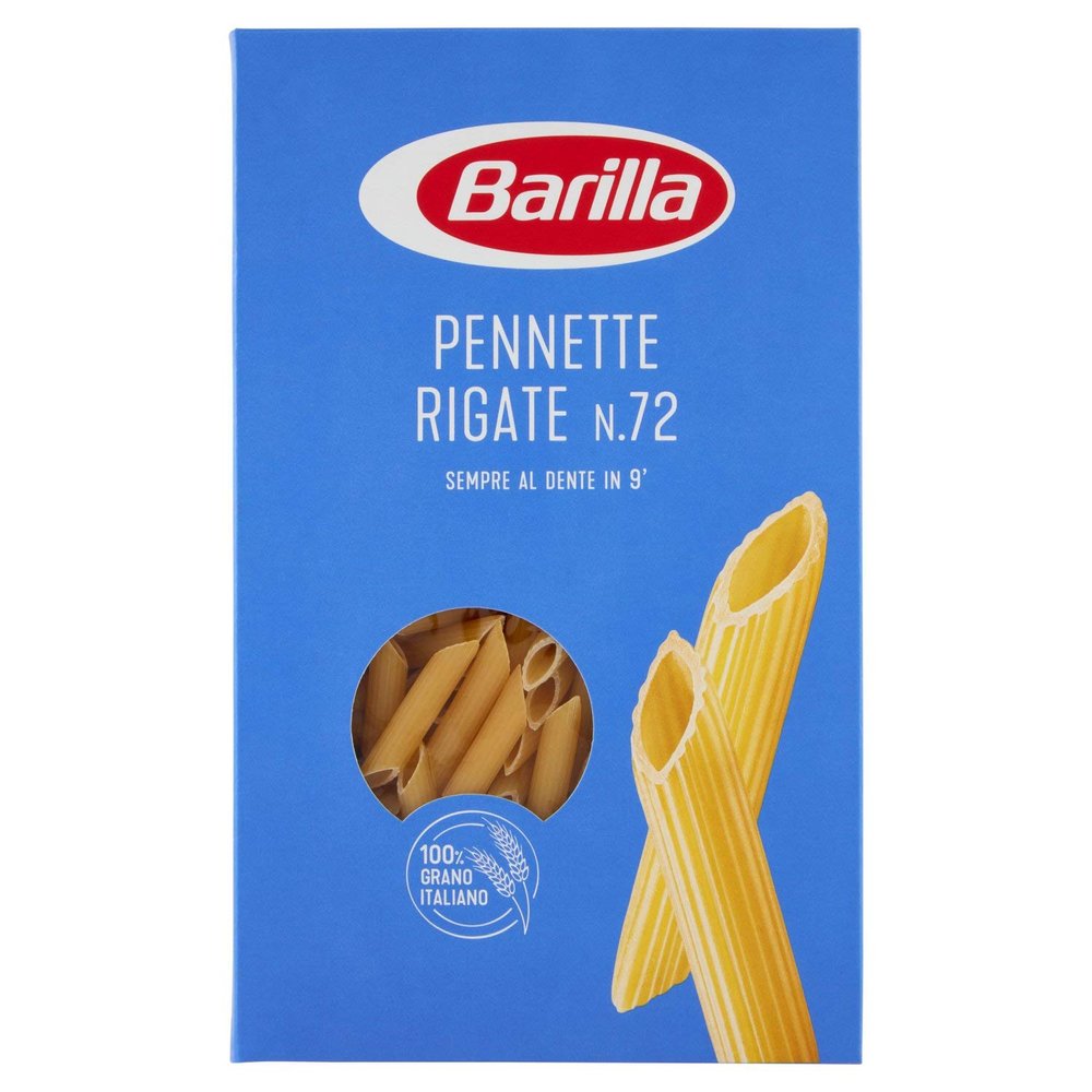 Barilla - Pennette Rigate, Cooking 10 Minutes - 6 Pieces of 500 g [3 kg]