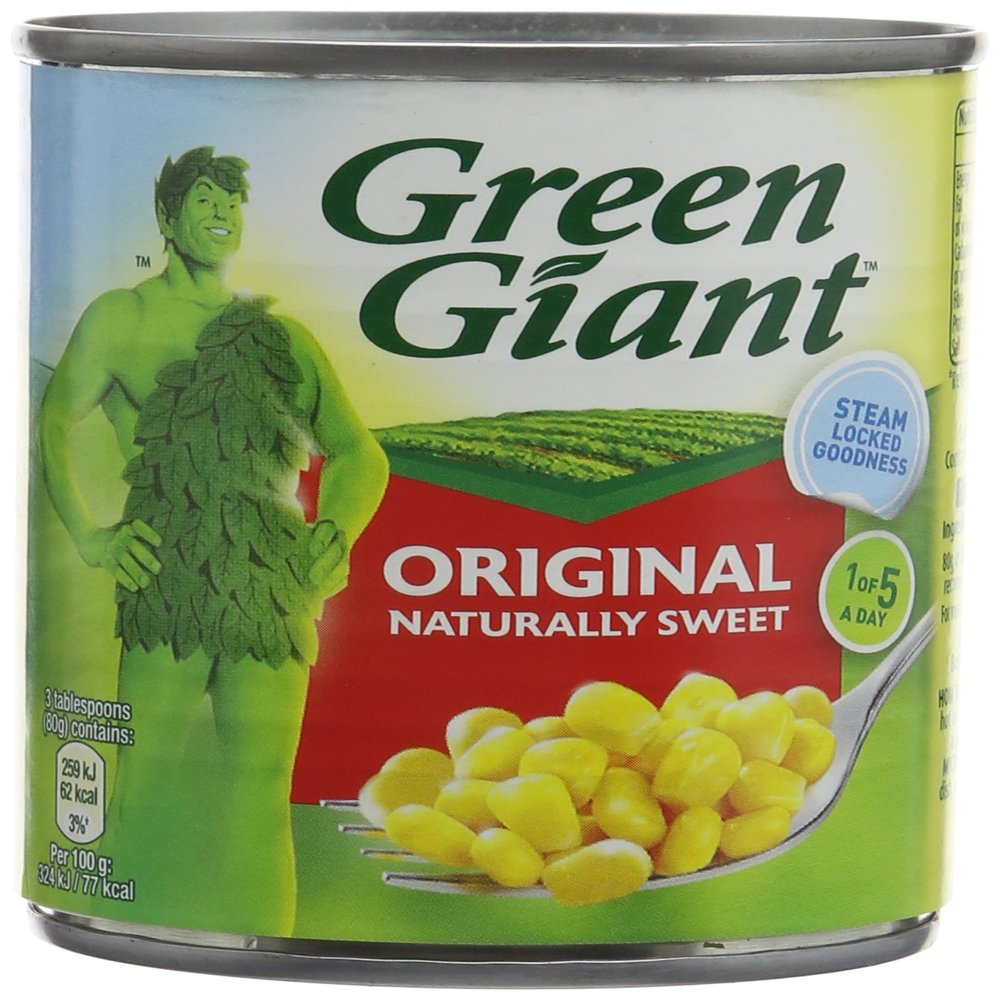 Green Giant Original Sweetcorn, 198 g, Pack of 24