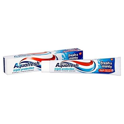 Aquafresh Fresh n Minty Toothpaste 75ml (PACK OF 4)