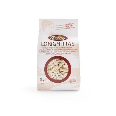 12 pz x 500 gr - Lorighittas, Ancient Recipe Sardinian Pasta, Handmade by The artisans of Pastificio Corona. Ancient Recipe of Morgongiori