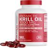 Bronson Antarctic Krill Oil 1000 mg with Astaxanthin, 180 Softgels (90 Servings) view 1