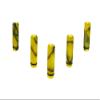 Armerah Flat 510 Drip Tip eCig Mouthpiece Short/Narrow Plastic/Marble 5 Pack Yellow view 1