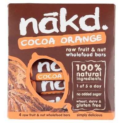 Nakd Cocoa Orange Multipacks (4 X 35G) [Misc.] by Nakd Bars