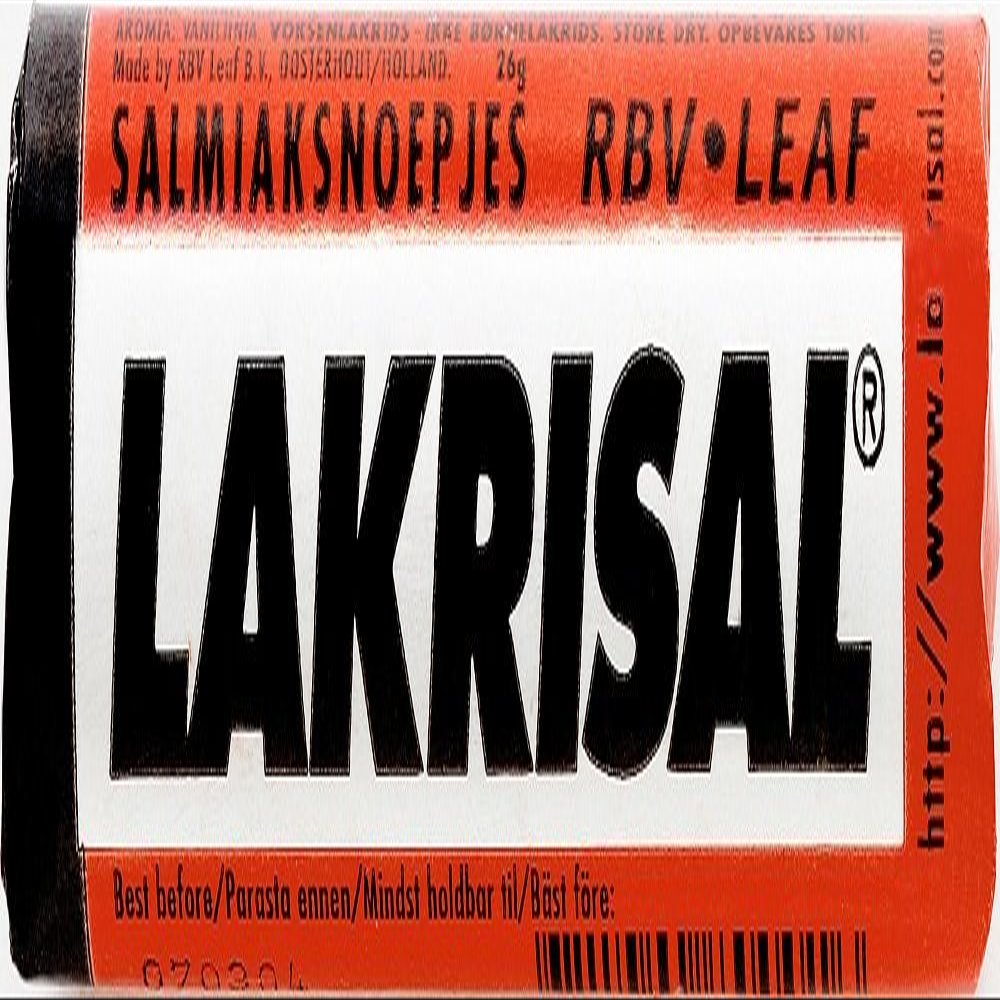 4-Pack of Lakrisal Liquorice - Salmiak Pastilles 100g