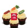 Made4You I Dig My Allotment - Edible Cupcake Toppers - Standup Wafer Cake Decorations (Pack of 12) view 1