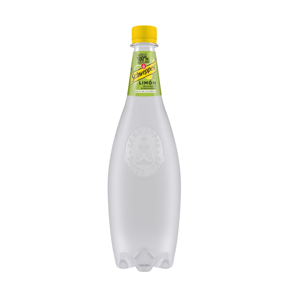 Schweppes Original Lemon Bottle 1 L [Pack of 4]