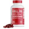 Bronson Antarctic Krill Oil 1000 mg with Astaxanthin, 120 Softgels (60 Servings) view 1