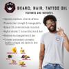 AOVSHEY Beard Oil 60 ml, Men's Beard Oil, Beard Care for a Strong Beard, For Long and Short Beards, Ideal Gift for Men, Dad, Friend view 2