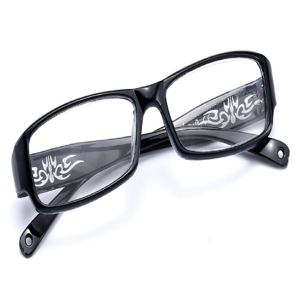 4sold Slim Reading Mosaic Glasses +0.50 +0.75 1.00 +1.5 +2.00 +2.5 +3.5 +4.00 brand (Black, 0.5)