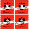 4 Boxes x 15g of Haganol Apteekin Salmiakki (Apothecary's Salmiak) - Salty Licorice - Pastilles - Lozenges - Dragees - Drops - Candy - Sweets view 1
