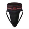 F plus R Mens Strip Waistband Athletic Supporter Jockstrap Sexy Swimwear - Black - XL view 3