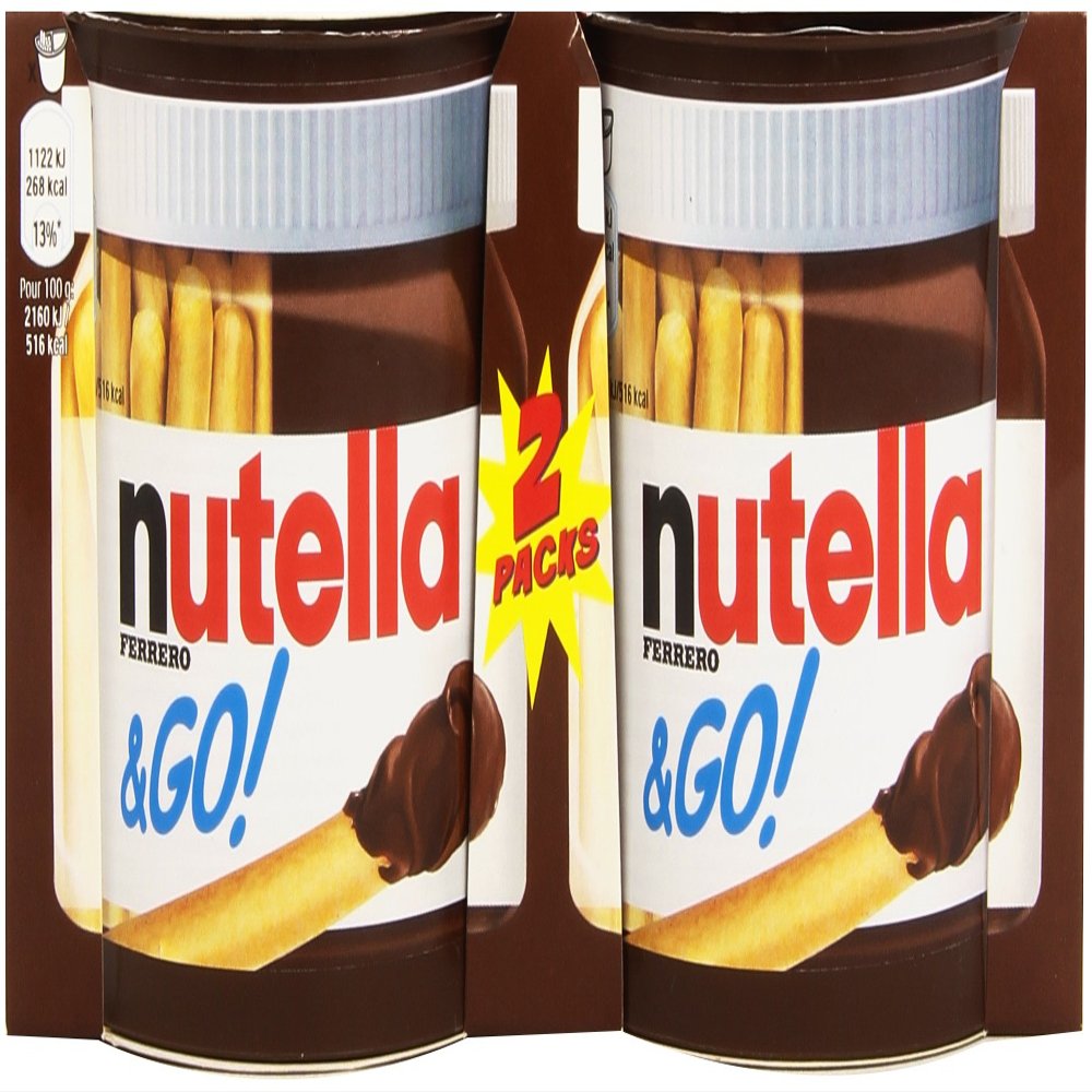 Nutella sticks cereal and paste with hazelnuts and cocoa 2 x 13 g - lot 4