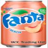 Fanta Peach Soda 355 ml Pack of 12 view 1