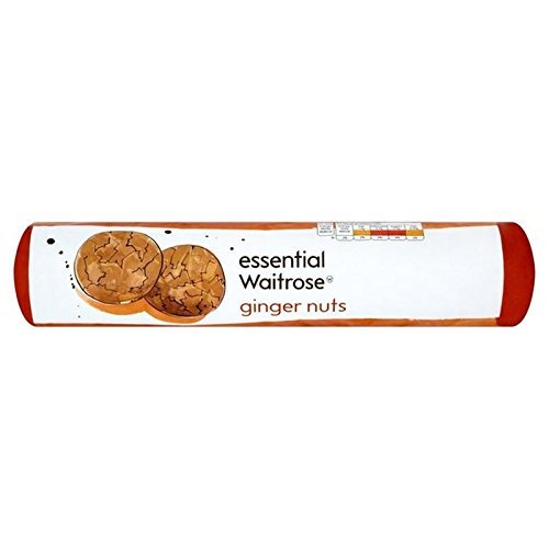 Essential Biscuits Ginger Nuts Waitrose 300g (Pack of 2)