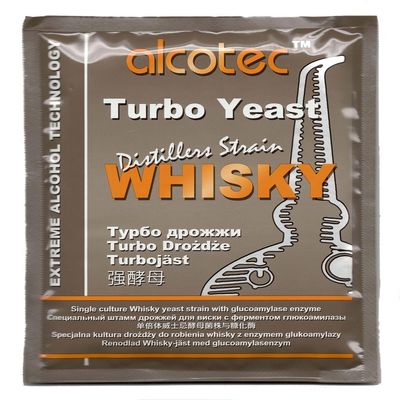 10 x Alcotec Whisky Yeast - Turbo Yeast, Vodka Yeast, Yeast for Mash