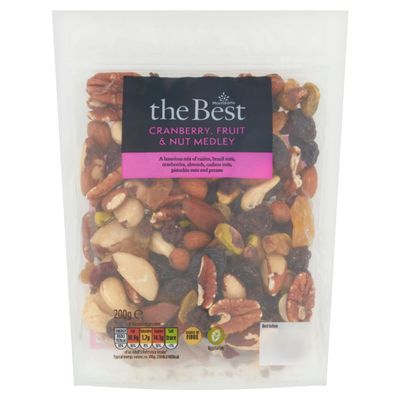 Morrisons The Best Cranberry, Fruit and Nut Mix, 200 g