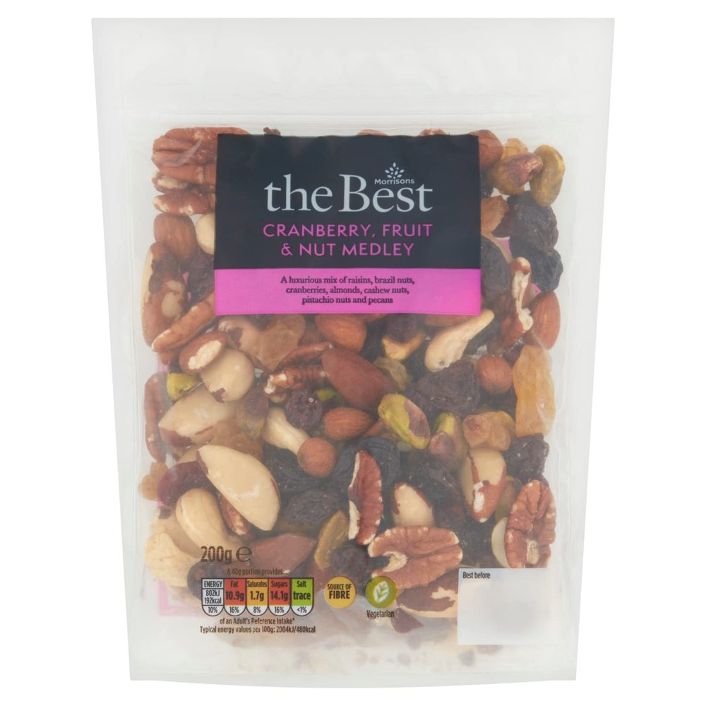 Morrisons The Best Cranberry, Fruit and Nut Mix, 200 g