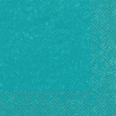 20 napkins 33 x 33 cm plain turquoise modern colours occasion party wedding christening communion confirmation Christmas Easter holidays