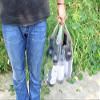 100PCS Transparent Medium Size Plastic Bag Vest Style Carrier bags for Food Shopping 8.9x15.7Inch 30 Micron Two-sided view 4