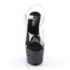 Pleaser ADORE-708LG Clr/Blk Multi Glitter UK 7 (EU 40) view 3