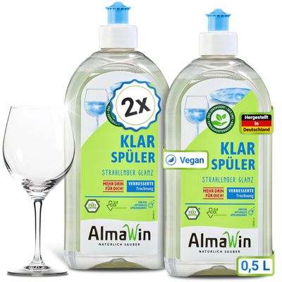 AlmaWin Rinse Aid  500 GR  [Pack of 2]