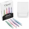 4-Piece Professional Tweezers Set with Case | Stainless Steel | Best Precision for Eyebrow, Splinter & Ingrown Hair Removal | Includes: Slant, Point, Straight, & Point/Slant view 2