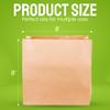 200 Brown Paper Bags - 8 x 8 Inch, Small Bags For Food & Every Occasion view 3