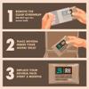 Boveda 65% Two-Way Humidity Control Pack For Aging & Long-Term Storage in Large Plastic & Wood Boxes  Size 320  Single  Moisture Absorber  Humidifier Pack  Individually Wrapped Hydration Packet view 3