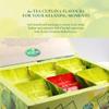 ACORUS | Premium Herbal Tea Set of Six Different Flavours in the Beautiful Tea Box | Herbal Tea Gift Set | Green Tea Bags | Large Selection - 60 Tea Bags view 2