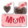 ButtonChocs Mothers Day Chocolate Heart - Best Mum. Belgian Milk Chocolate Mothers Day Gift. view 2