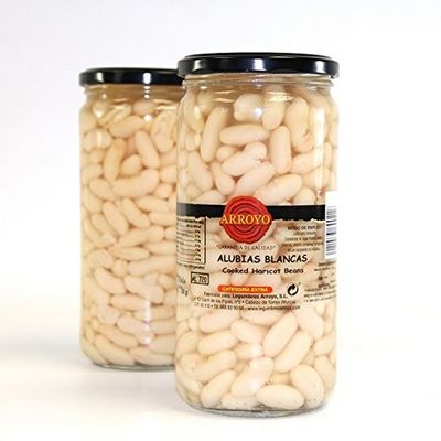 Alubia Blanca white haricot beans 700g (2 jars)