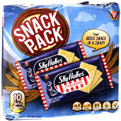 M.Y. San Skyflakes Cracker Snackpack 250 g
