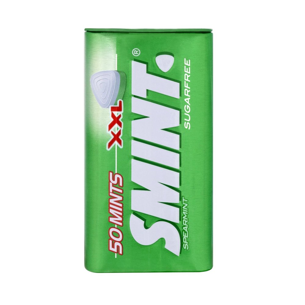 1 x Pack of XXL Smint Sugar Free Mints Tin (Spearmint)