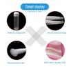 Adecco LLC Portable Contact Lens Case Travel Kit Mirror +bottle + tweezers Container Holder (black) view 3