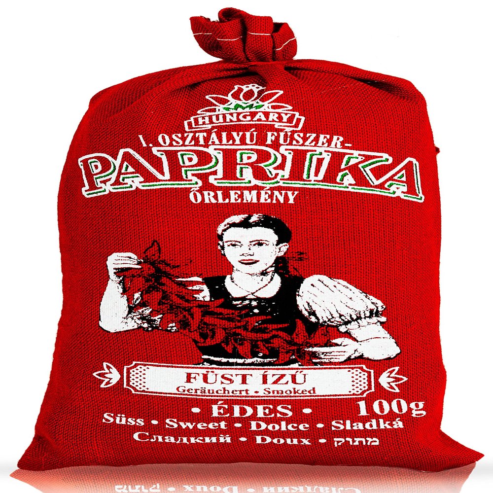 Hungarian Paprika Premium Quality Origin: Kalocsa,Hungary (Sweet Smoked, 100g)