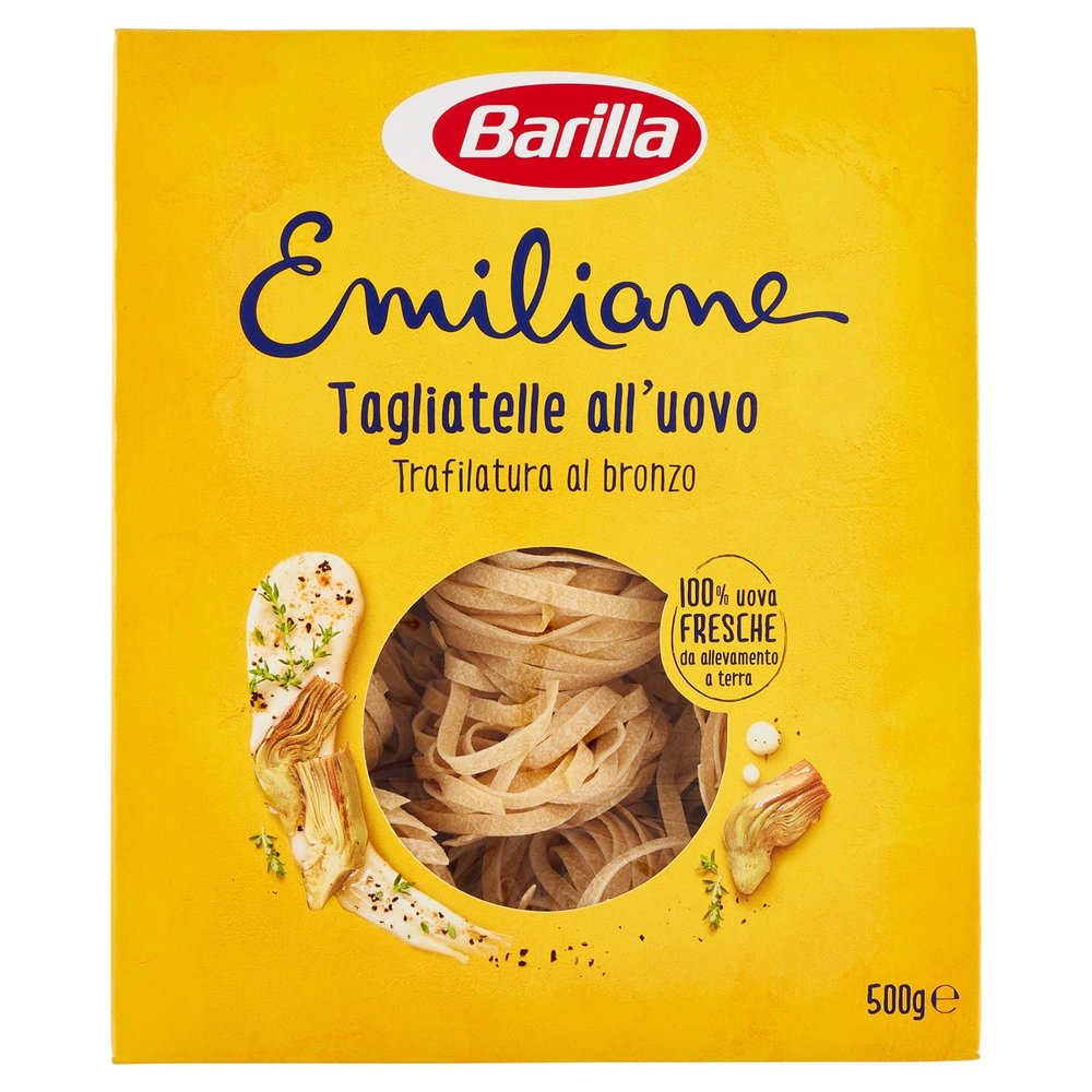 6X Barilla Pasta all'Uovo Emiliane Tagliatelle n 429 Pasta with Egg 100% Italian 500g