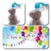 ButtonChocs Birthday Chocolate Dinosaur - Birthday Balloons. Belgian Milk Chocolate Birthday Gift. view 2