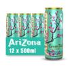 Arizona Green Iced Tea with Honey, Pack of 12 x 500ml Cans, Naturally Sweetened Green Tea, No Artificial Colours or Preservatives view 1