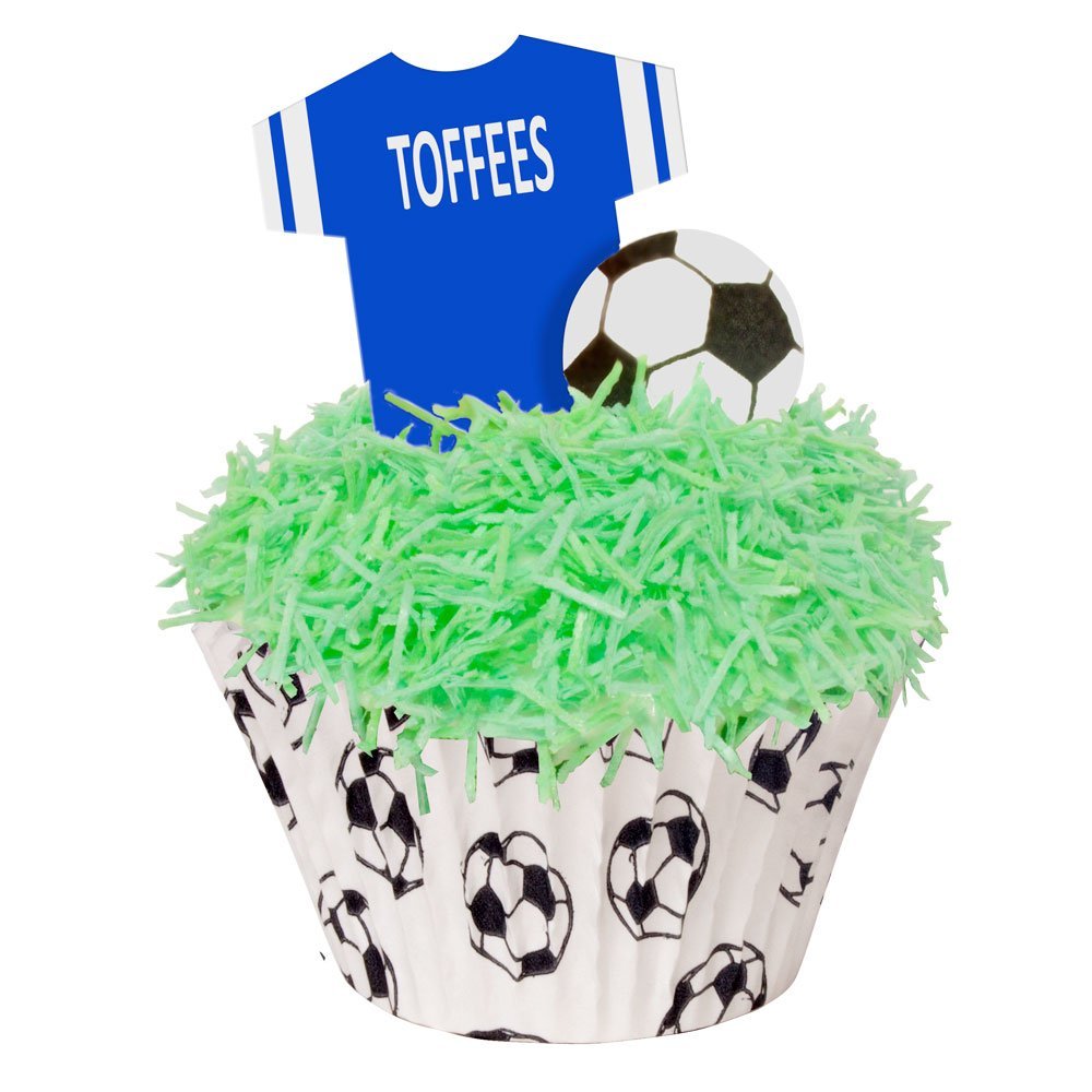 24 Toppers + 12 Cases Perfectly Cut Football Shirts Kit - (Everton) - TOFFEES by CDA Products 201-261-K