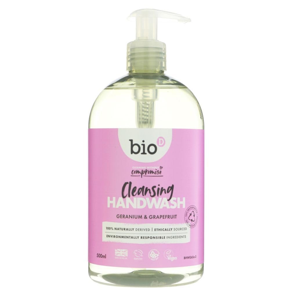 Bio D | Geranium Sanitiser Hand Wash | 2 x 500ml