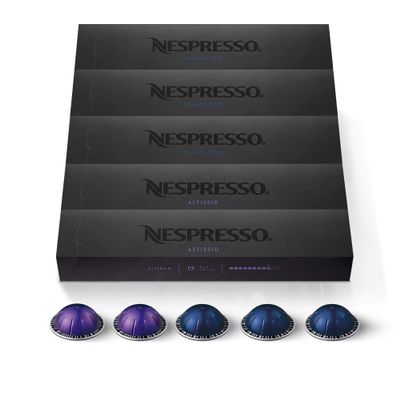 (Altissio, Diavolitto, 50 count) - Nespresso Vertuoline Espresso Assortment, 10 Count (Pack of 5)