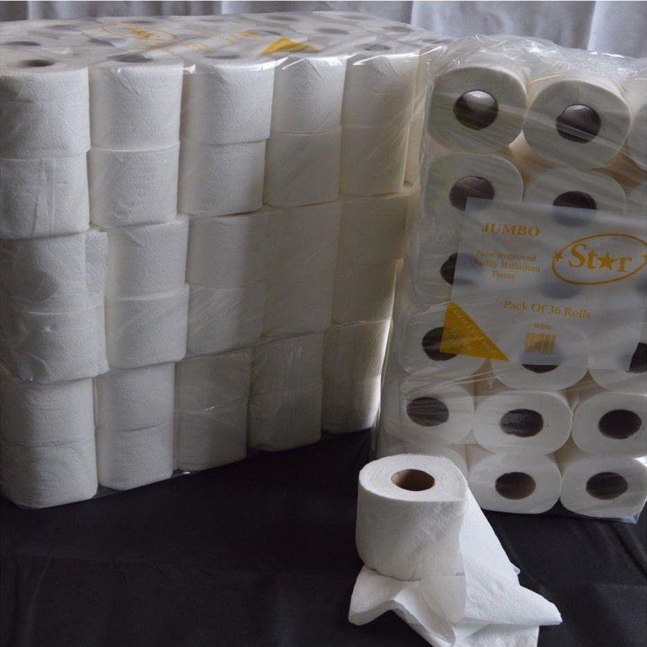 144 Rolls Quilted 2ply Jumbo Toilet Tissue luxury Toilet Rolls 21 METER PER ROLL