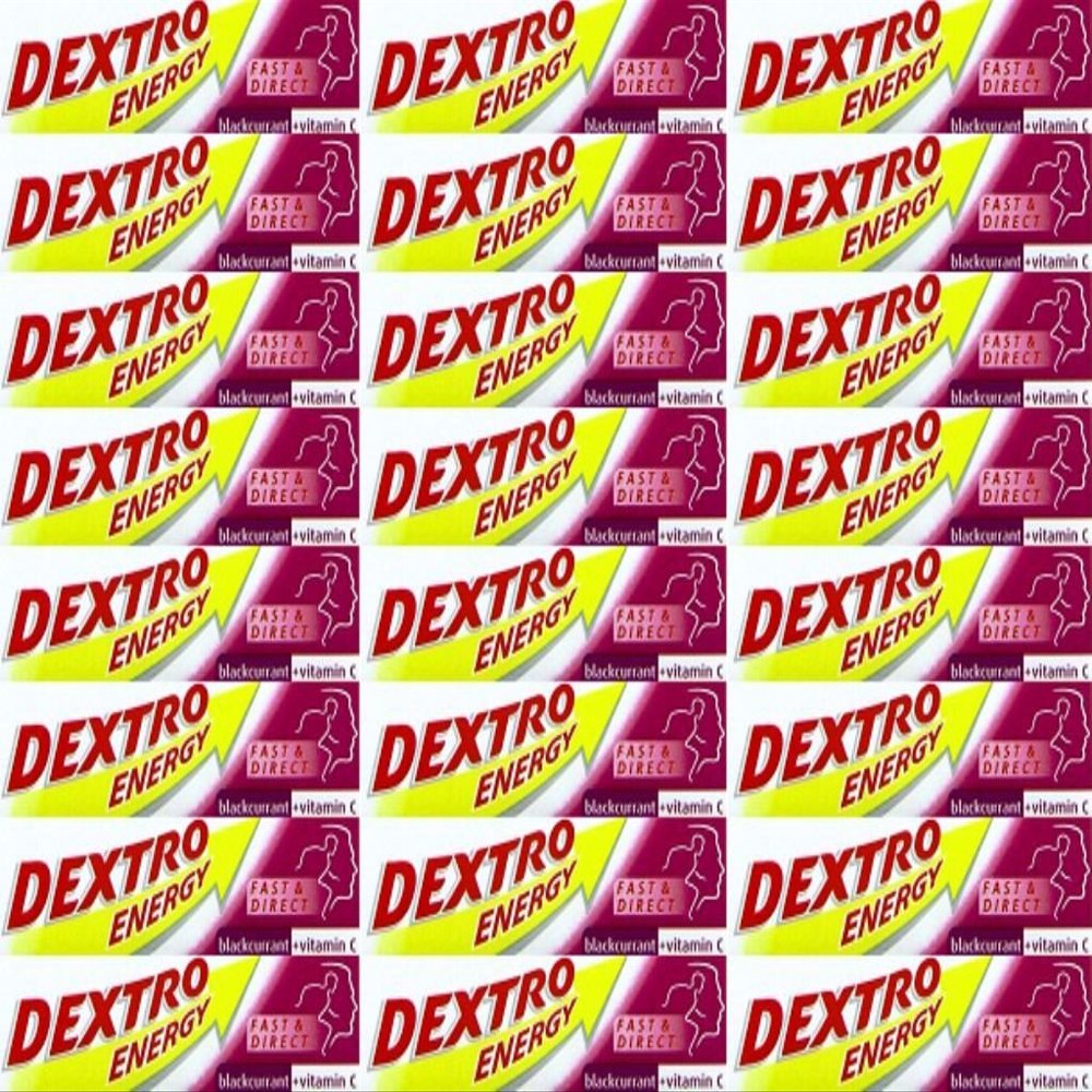 48 PACKS of Dextro Energy Blackcurrant 47g