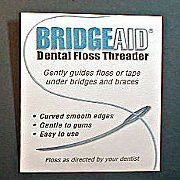 Bridgeaid Dental Floss Threader - 10 threaders by BridgeAid