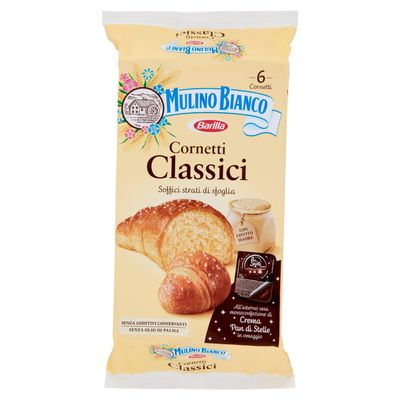 18x Mulino Bianco Cornetti Classici Italian Croissants 40g