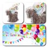 ButtonChocs Birthday Chocolate Rocking Horse - Birthday Balloons. A Little Belgian Milk Chocolate Birthday Gift. Pony Gift, Horse Gift. view 2