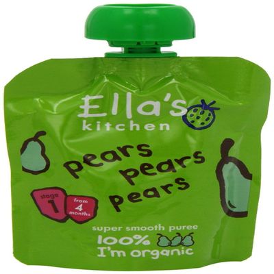 Ella's Kitchen -From 4 Months - Pears Pears Pears - 70g (Pack of 5)